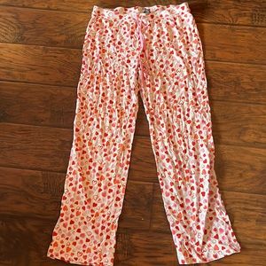Valentine heart pajama pants